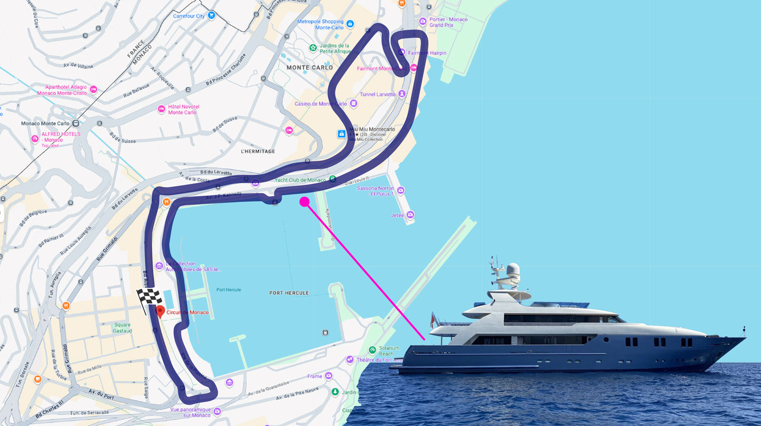 The circuit from the water.
